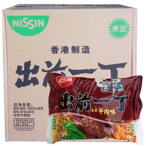 日清红烧牛肉面